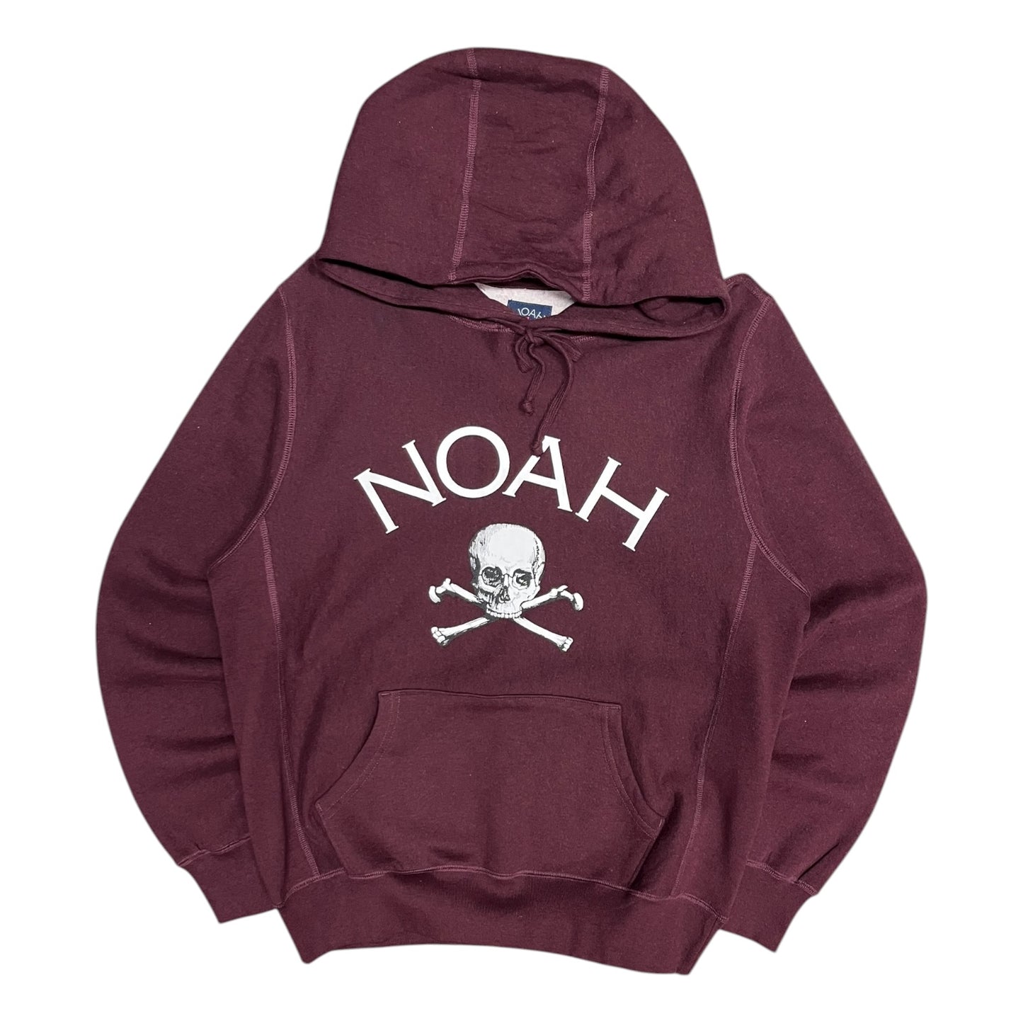 Noah Jolly Rodger Chest Logo Hoodie (Maroon)