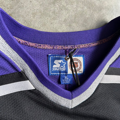 Vintage Starter LA Kings Purple Hockey Jersey