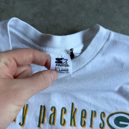 Vintage Starter Green Bay Packers “Mid-Pass” Side Graphic Tee