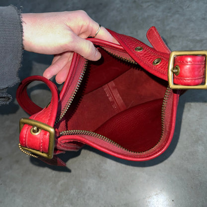 Rare 2006 Coach Red Janice Rough Out