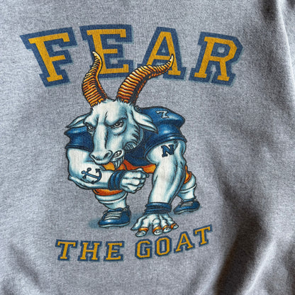 Vintage U.S. Navy Academy “Fear The Goat”  Mascot Sweatshirt