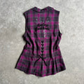 Women’s Harley Davidson Flannel Zip Up Tank