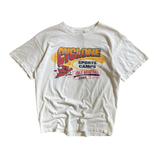 Y2K ‘01 Cyclones Girls Basketball Sports Camp Tee