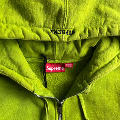 Supreme x AKIRA FW17 Syringe Zip Up Hoodie Lime Green