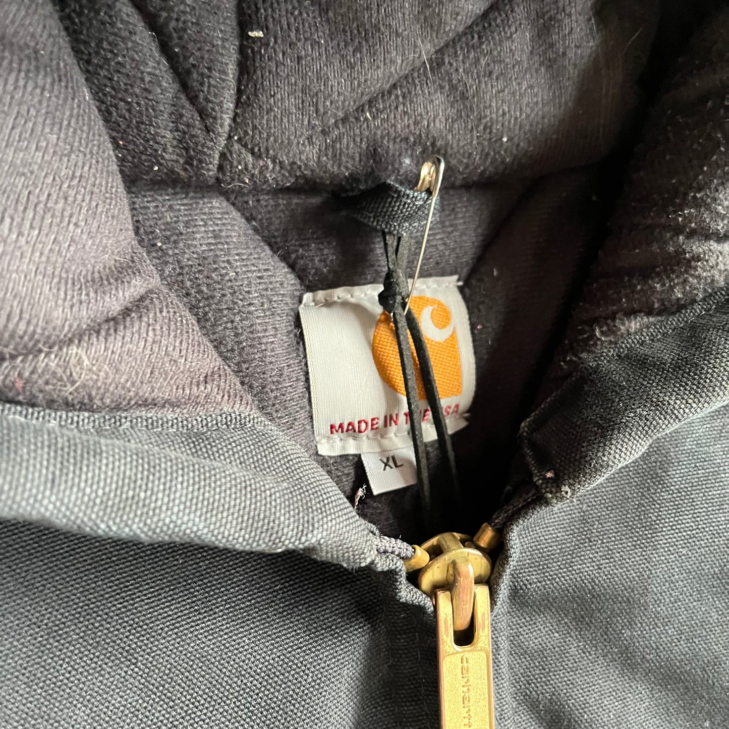 Carhartt J140 BLK Active Jacket W/ Premier Plumbing Embroidery