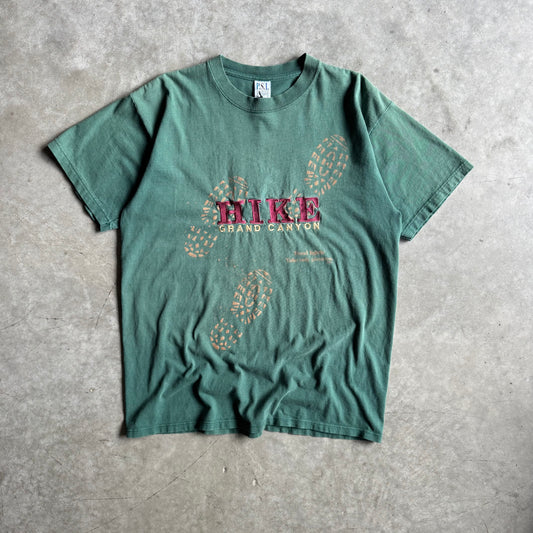 Y2K Hike Grand Canyon Boot Print  Embroidered Tee