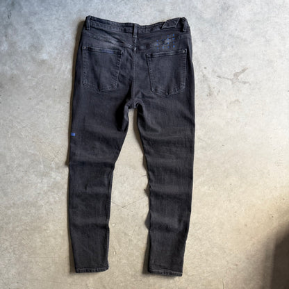 Ksubi Distressed Knee Black Slim Fit Jeans