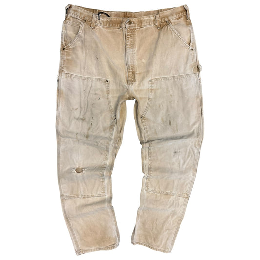 Vintage Thrashed Carhartt Tan Double Knee Carpenter Pants
