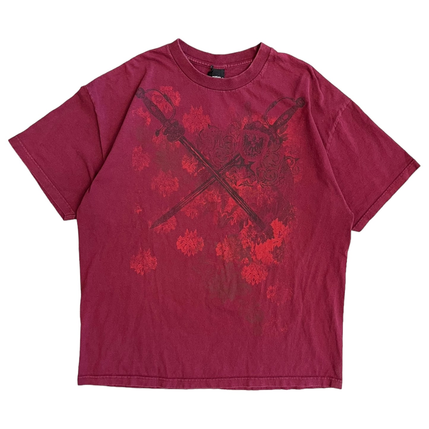 Y2K Fifth Sun Burgundy Swords Tee