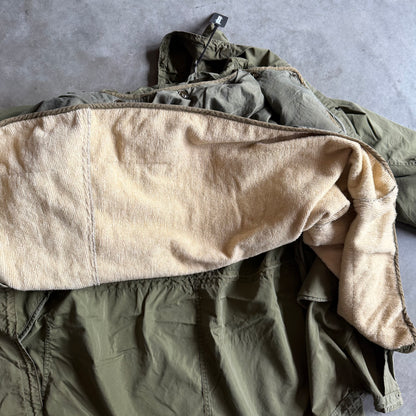Vintage Thrashed US Army M-1951 Fishtail Parka W/ Liner