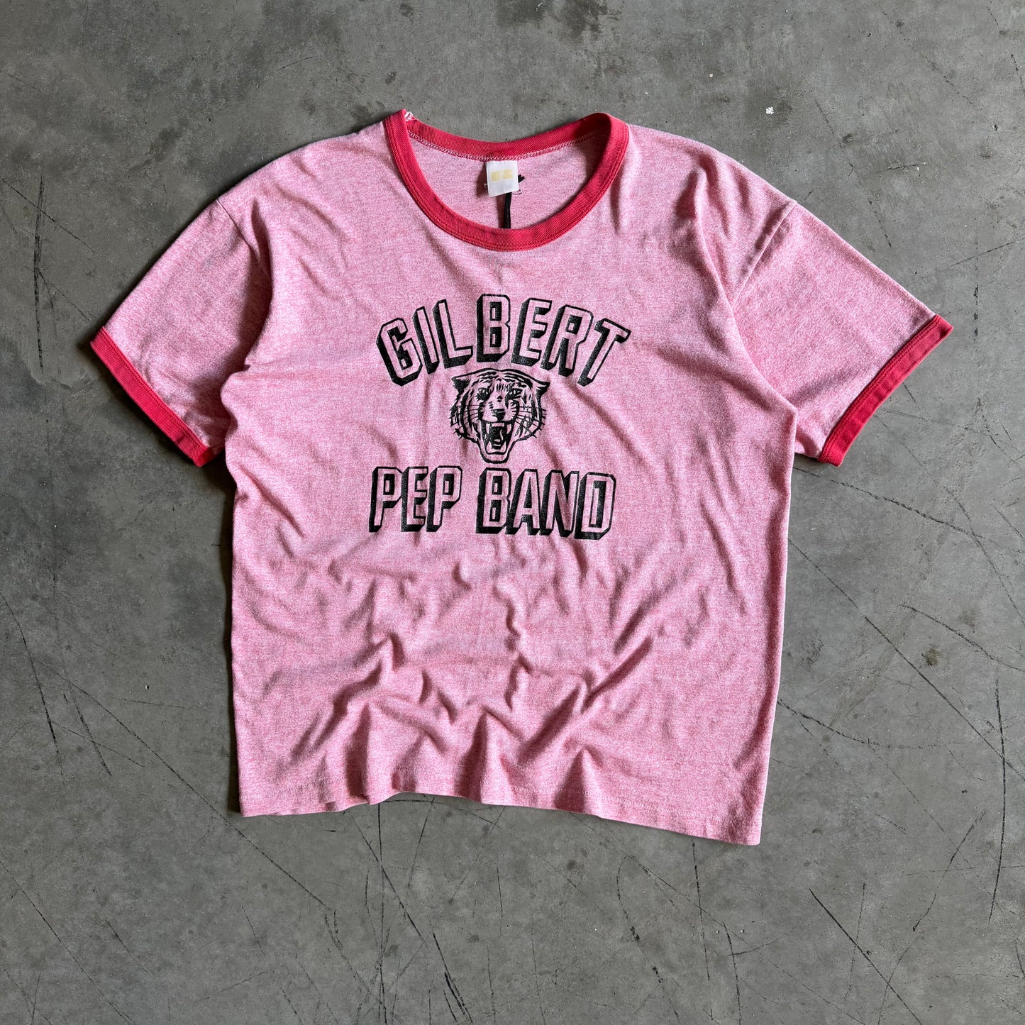 Vintage Russell Athletic Gilbert Pep Band Ringer Tee