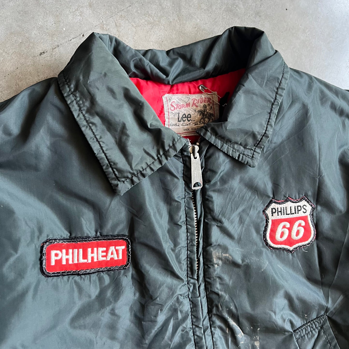 Vintage Lee Phillips 66 Storm Rider Nylon Jacket