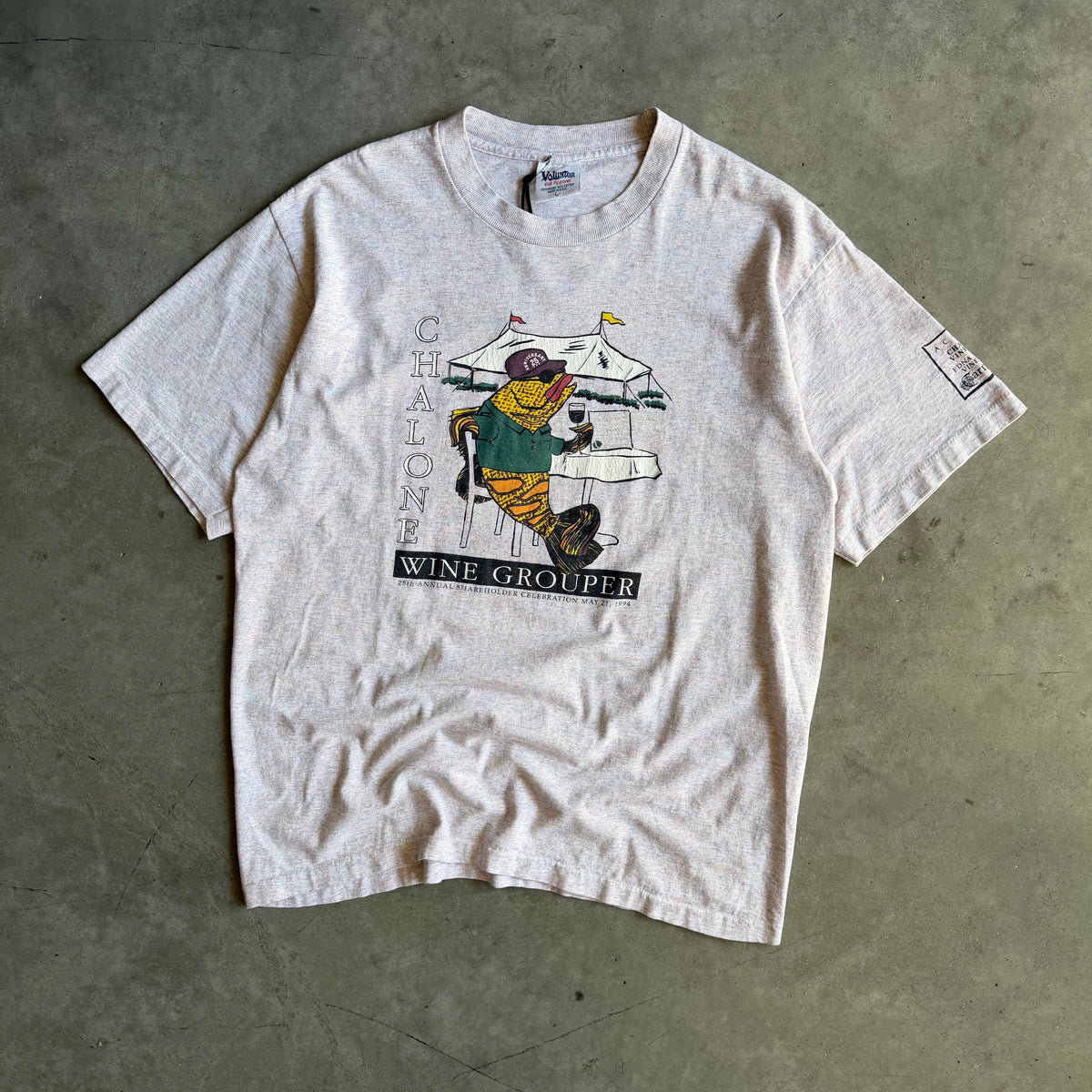 Vintage Wine Grouper Comedy T Shirt