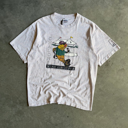 Vintage Wine Grouper Comedy T Shirt
