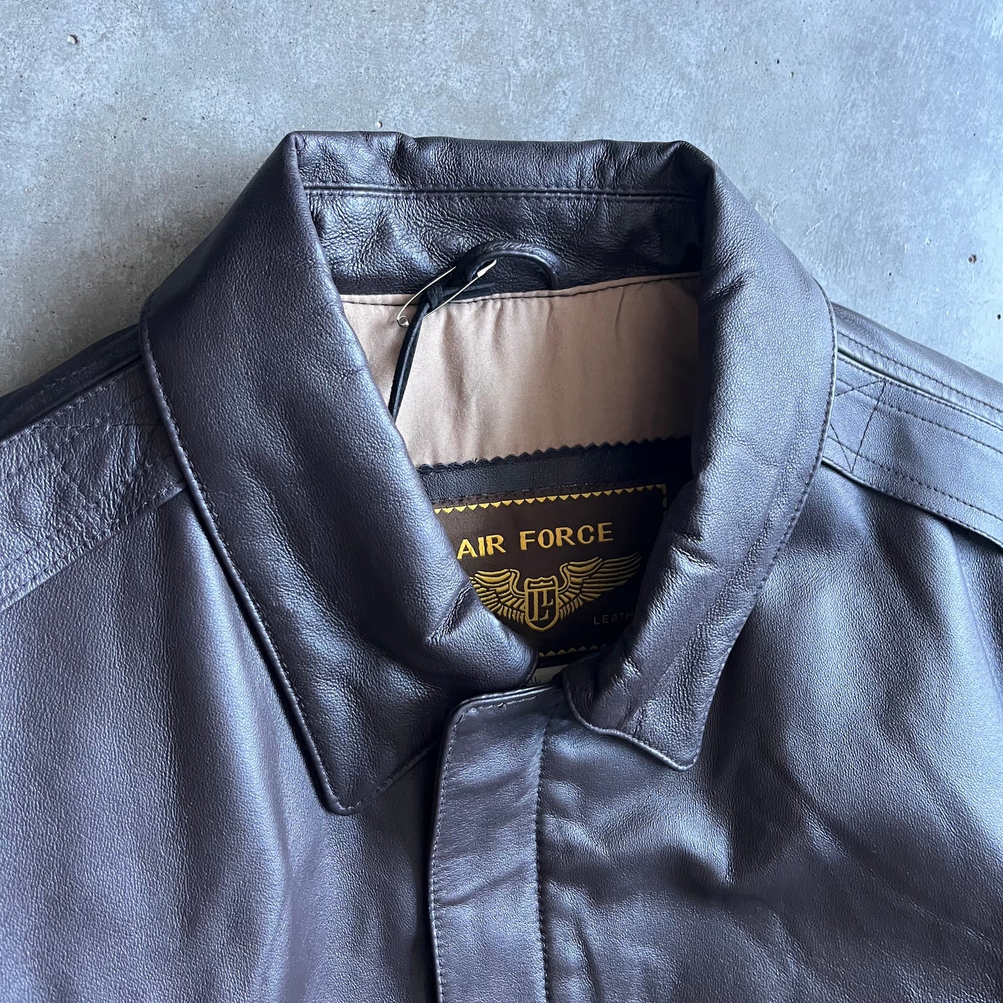 Vintage Landing Leathers Brown Air Force Bomber