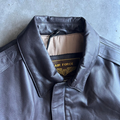 Vintage Landing Leathers Brown Air Force Bomber