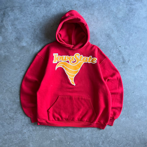 Vintage Russell Iowa State Cyclones Tornado Logo Hoodie