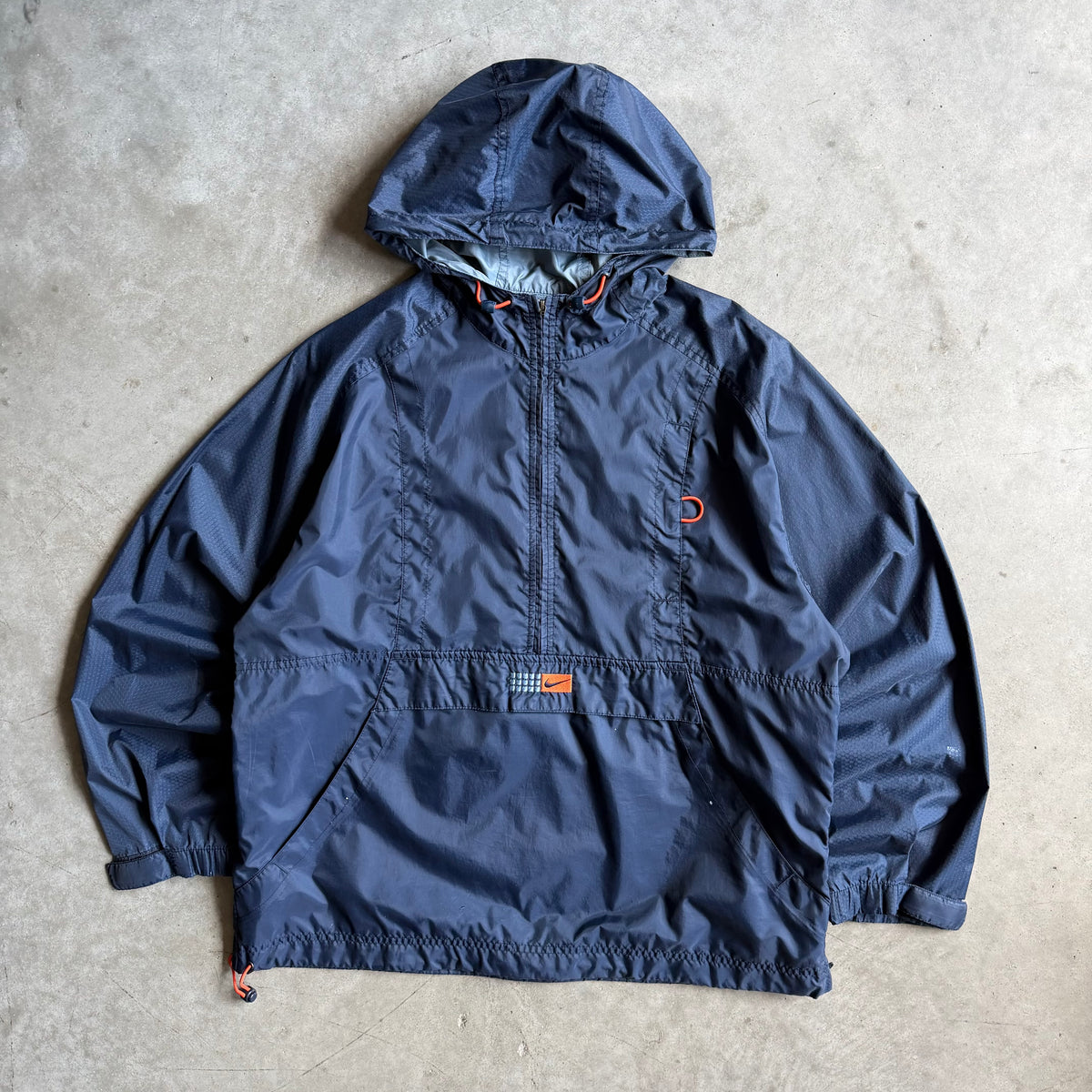 Vintage Nike Half Zip Navy Windbreaker