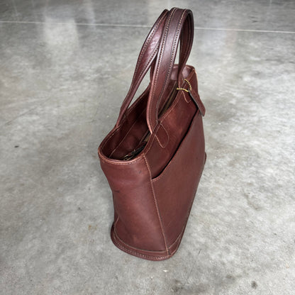 Vintage Coach Bleecker Tote Mahogany