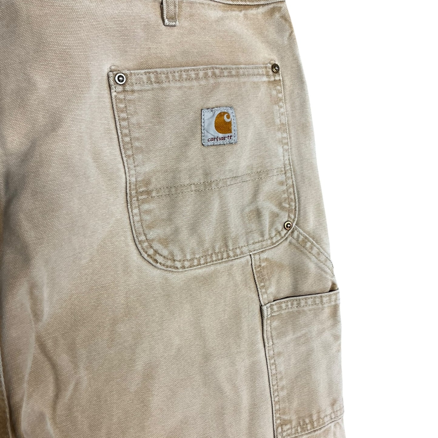 Vintage Thrashed Carhartt Tan Double Knee Carpenter Pants