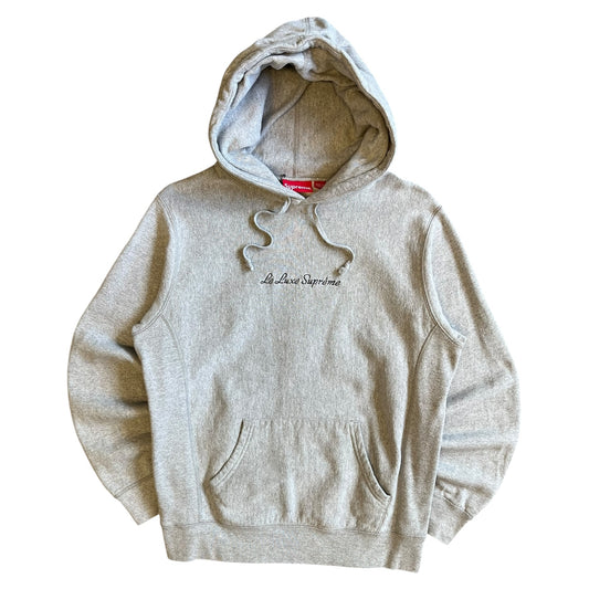 Supreme De Luxe Supreme Heather Grey Hoodie