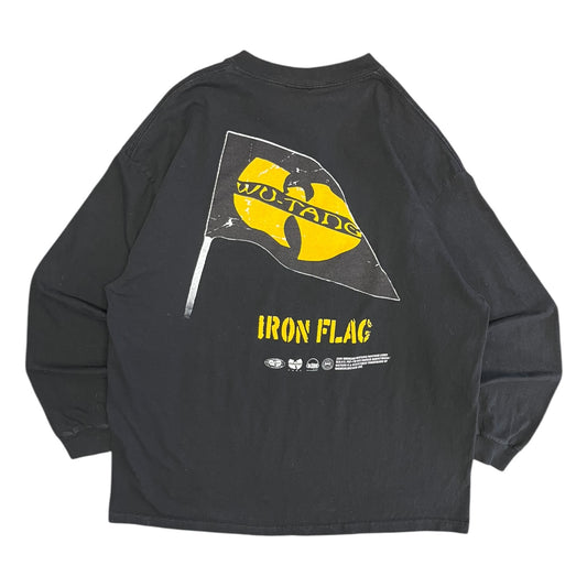 Y2K Wu Tang Clan Iron Flag Longsleeve T Shirt