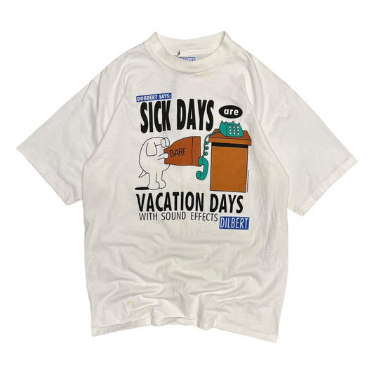 Vintage Dilbert Sick Days T Shirt