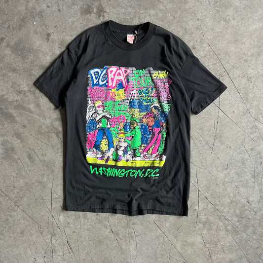 Vintage SWI DC Rap Street Graffiti T Shirt