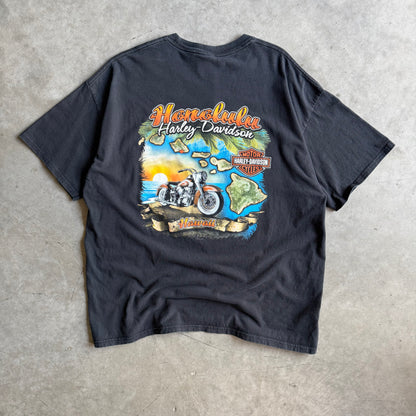 Y2K Hawaii Harley Davidson Big Logo Tee