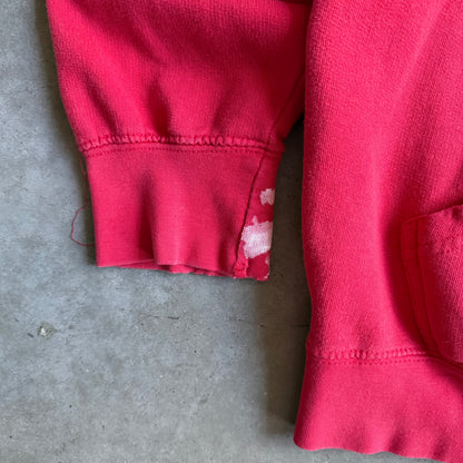 Y2K Nike Paint Splattered Red Hoodie
