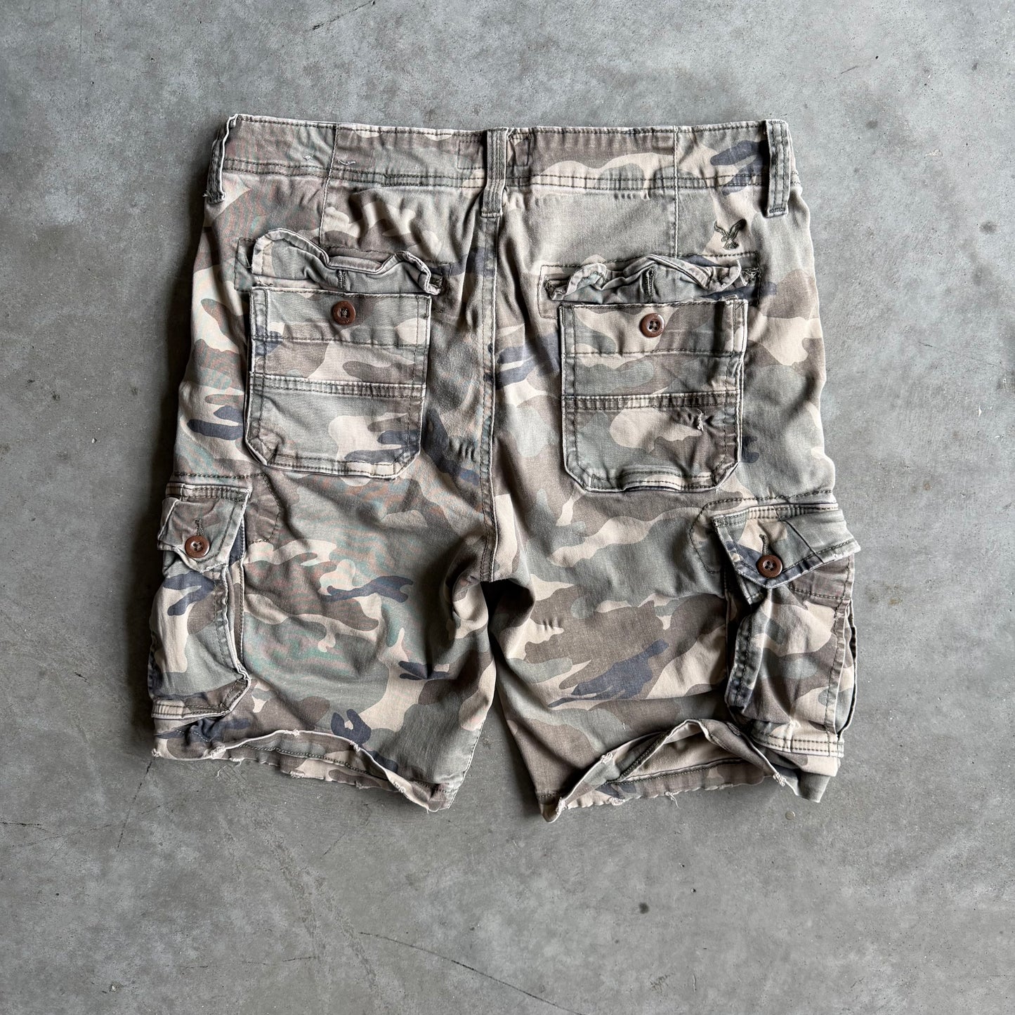 American Eagle Extreme Flex Camo Cargo Shorts
