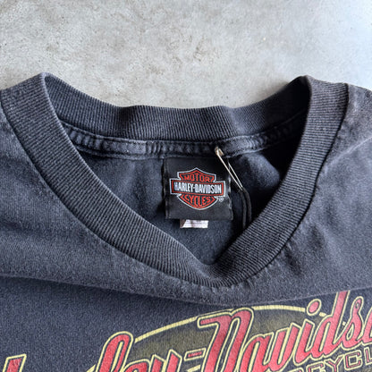 Vintage Harley Davidson WW2 Motorcycle & Planes Lady Tee