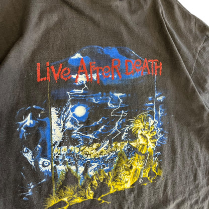 Vintage 1985 Iron Maiden Live After Death Tour T Shirt