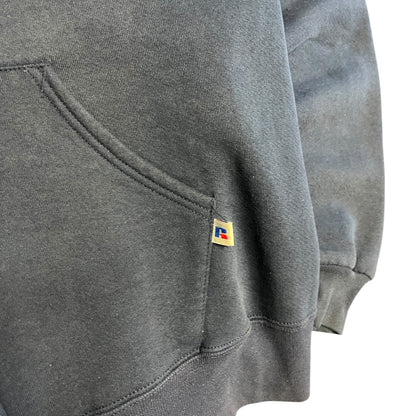 Vintage Blue Russell Zip Up Hoodie