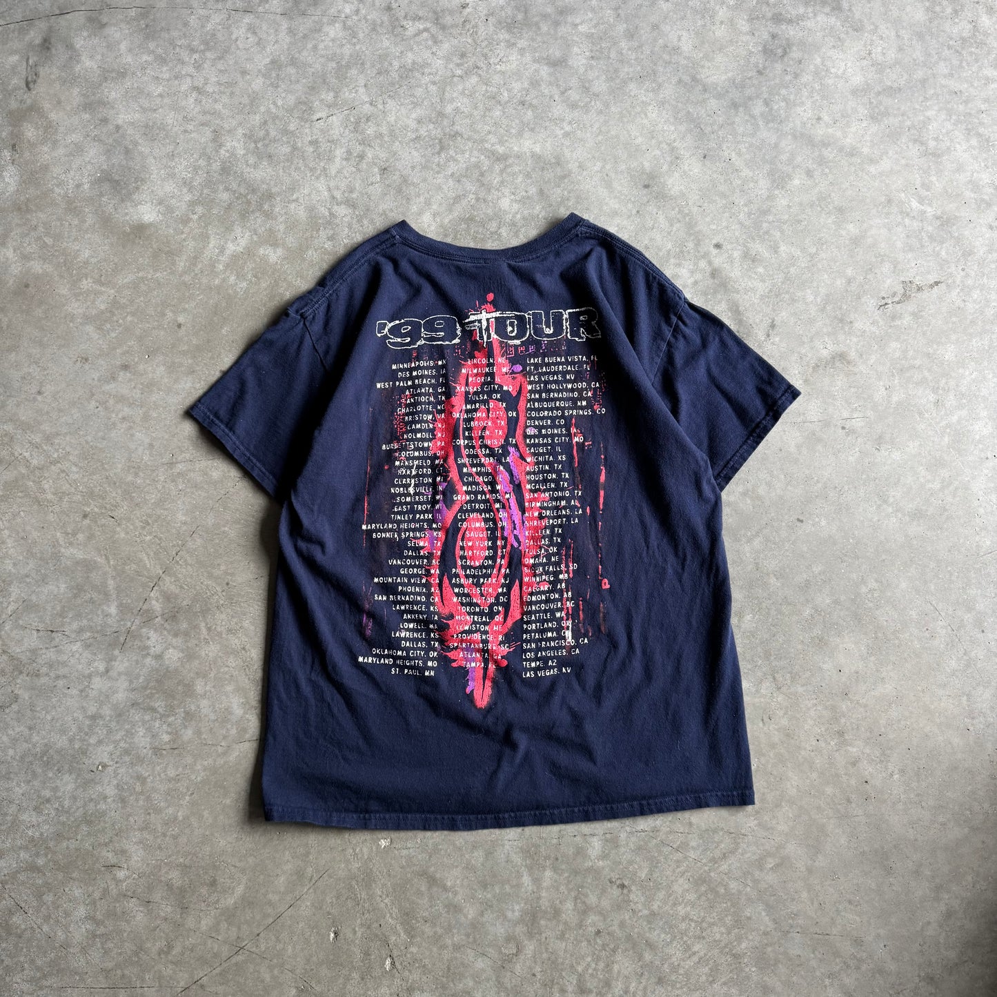 Slipknot ‘99 Navy Tour Shirt