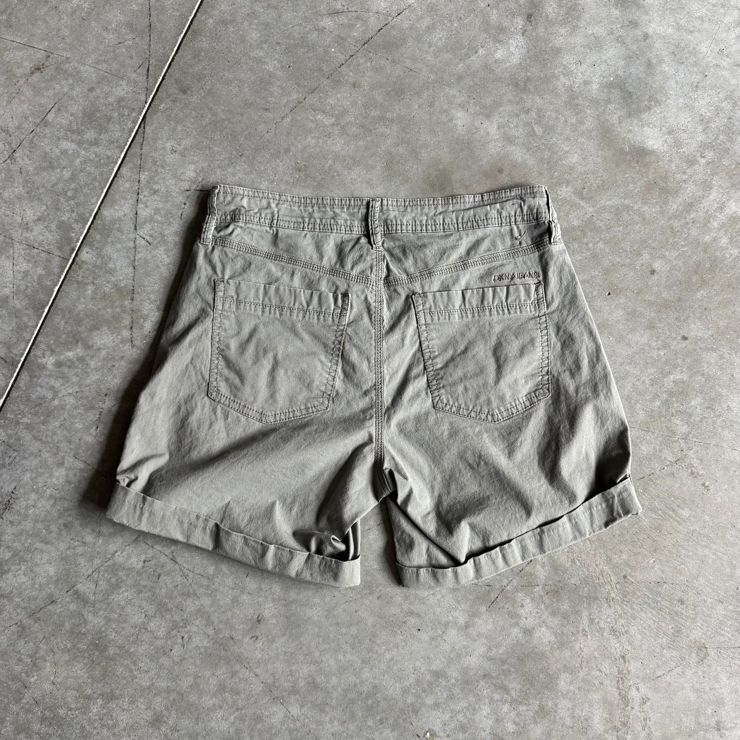 Women’s Y2K DYNK Green Utility Shorts