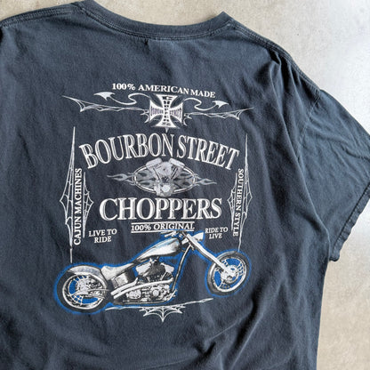 Y2K Bourbon Street Choppers Cajun Machines Tee