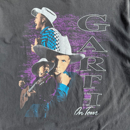 Vintage Garth Brooks On Tour 1992 Fader Country Music T Shirt
