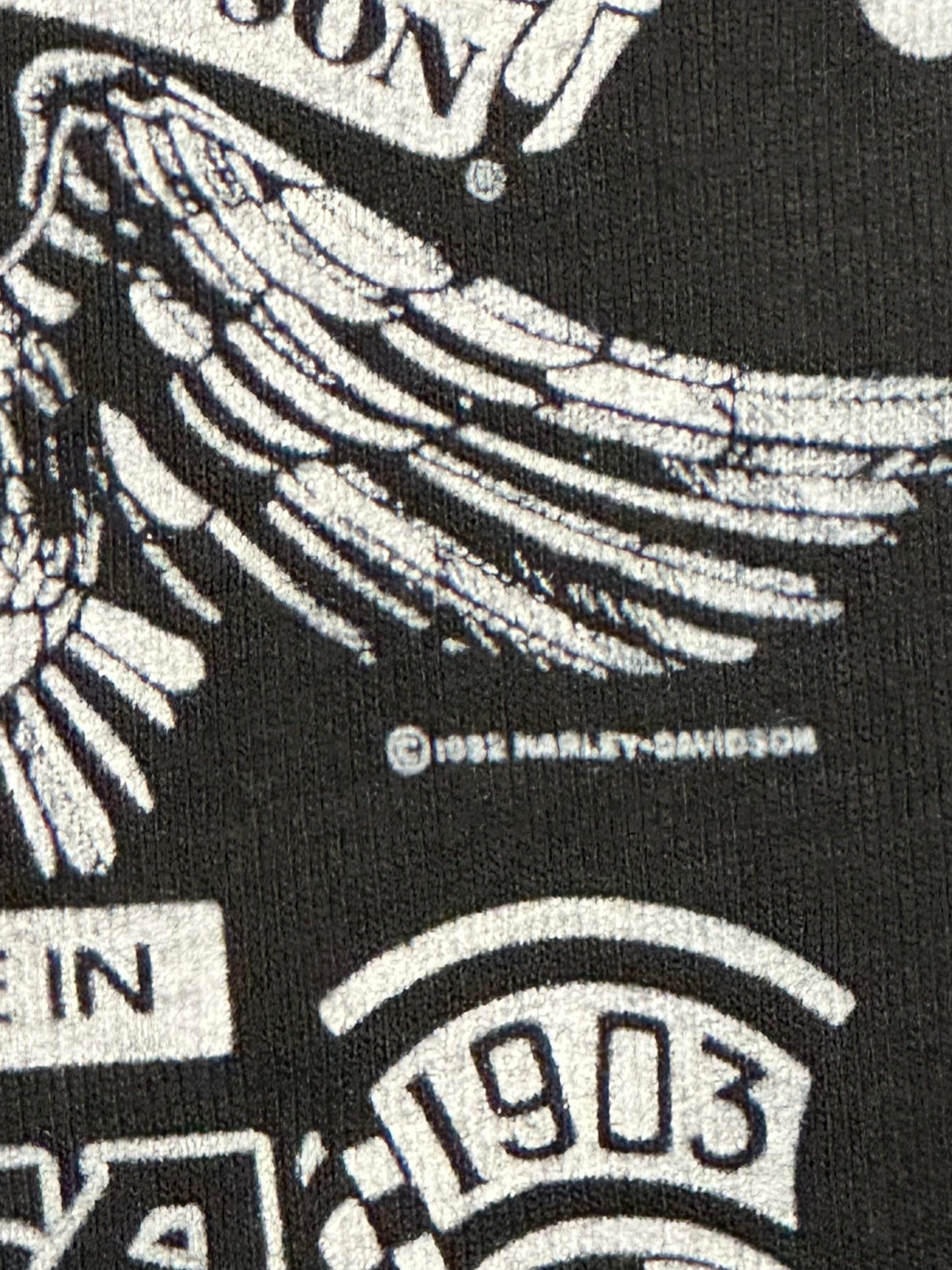 Women’s 80’s Harley Davidson Black Lace Tank