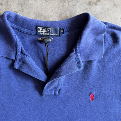 Vintage Ralph Lauren Blue w/Red Pony Polo