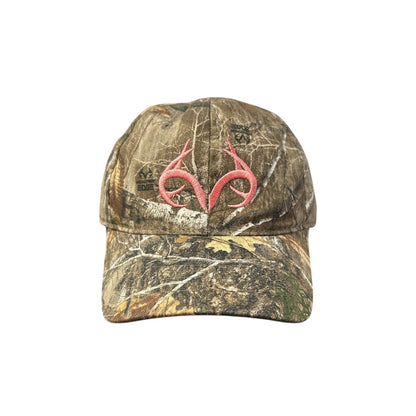Vintage ReelTree Camo Pink Logo Cap