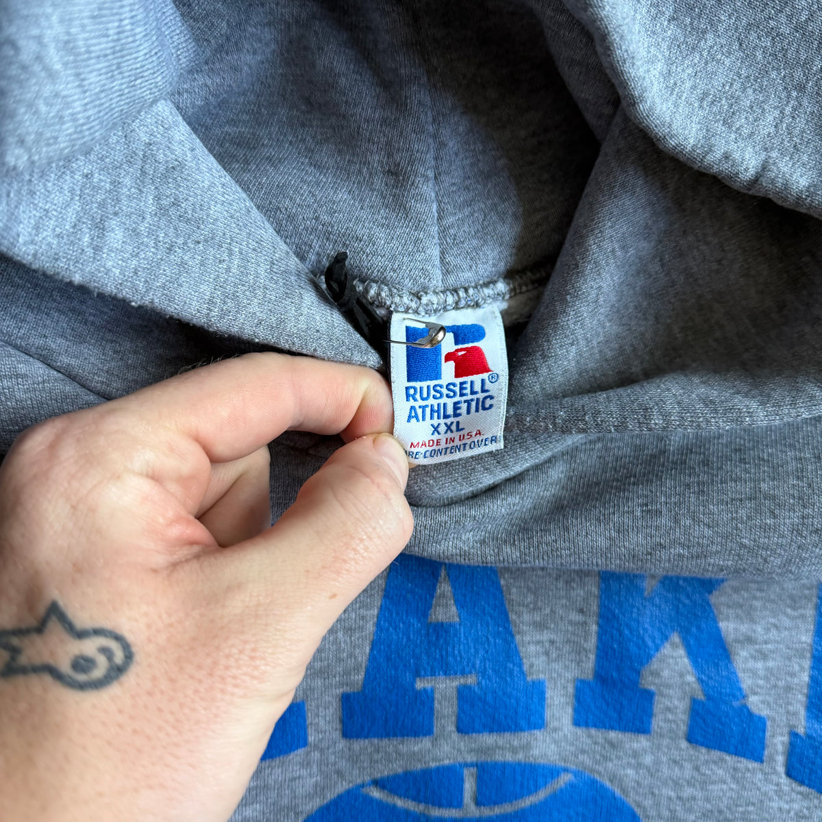 Vintage Russell Drake Basketball #13 Hoodie