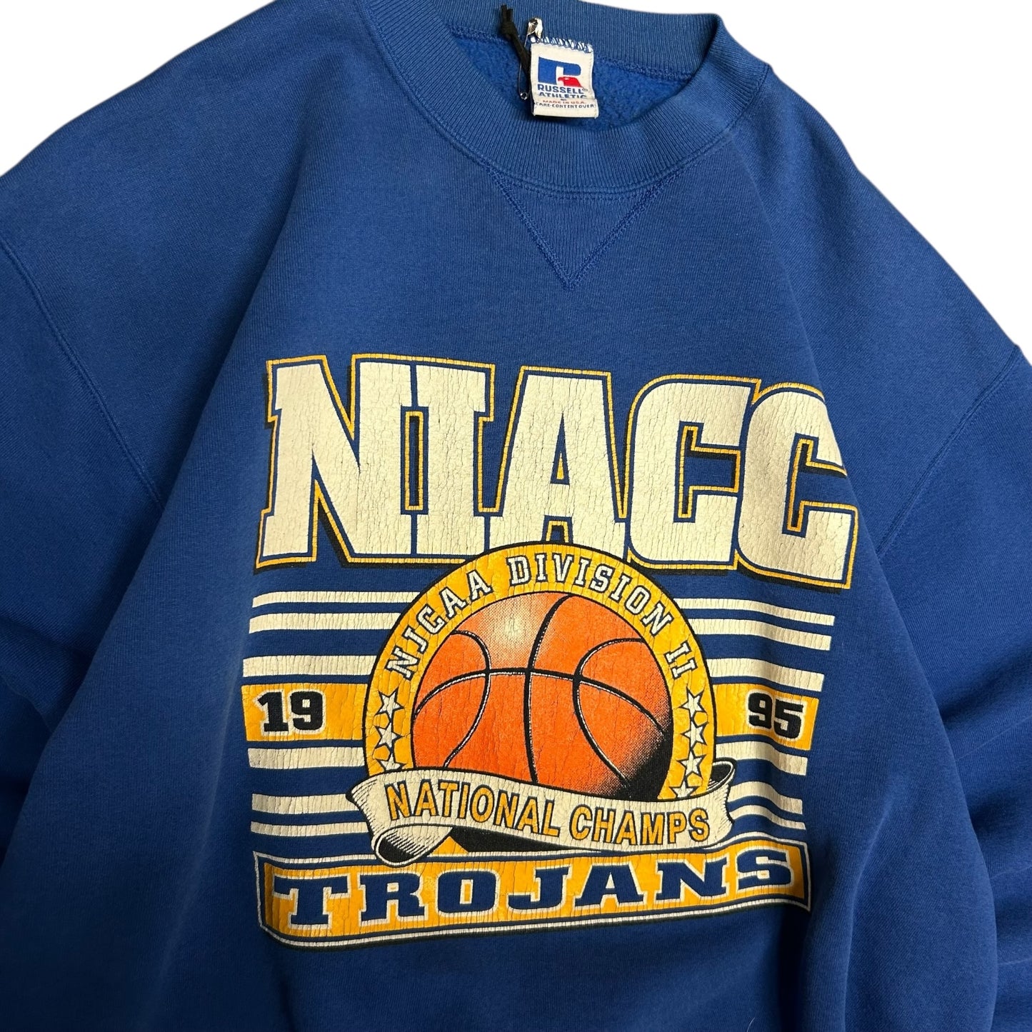 1995 Niacc Trojans National Champs Basketball Sweatshirt