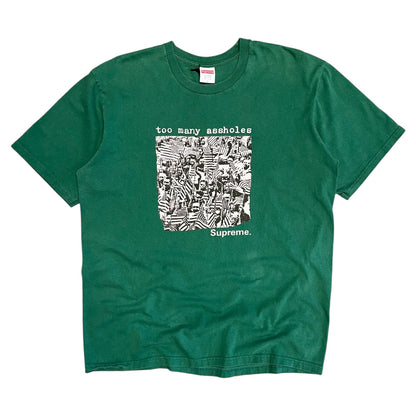 SS22 Supreme Too Many A**holes Tee Green