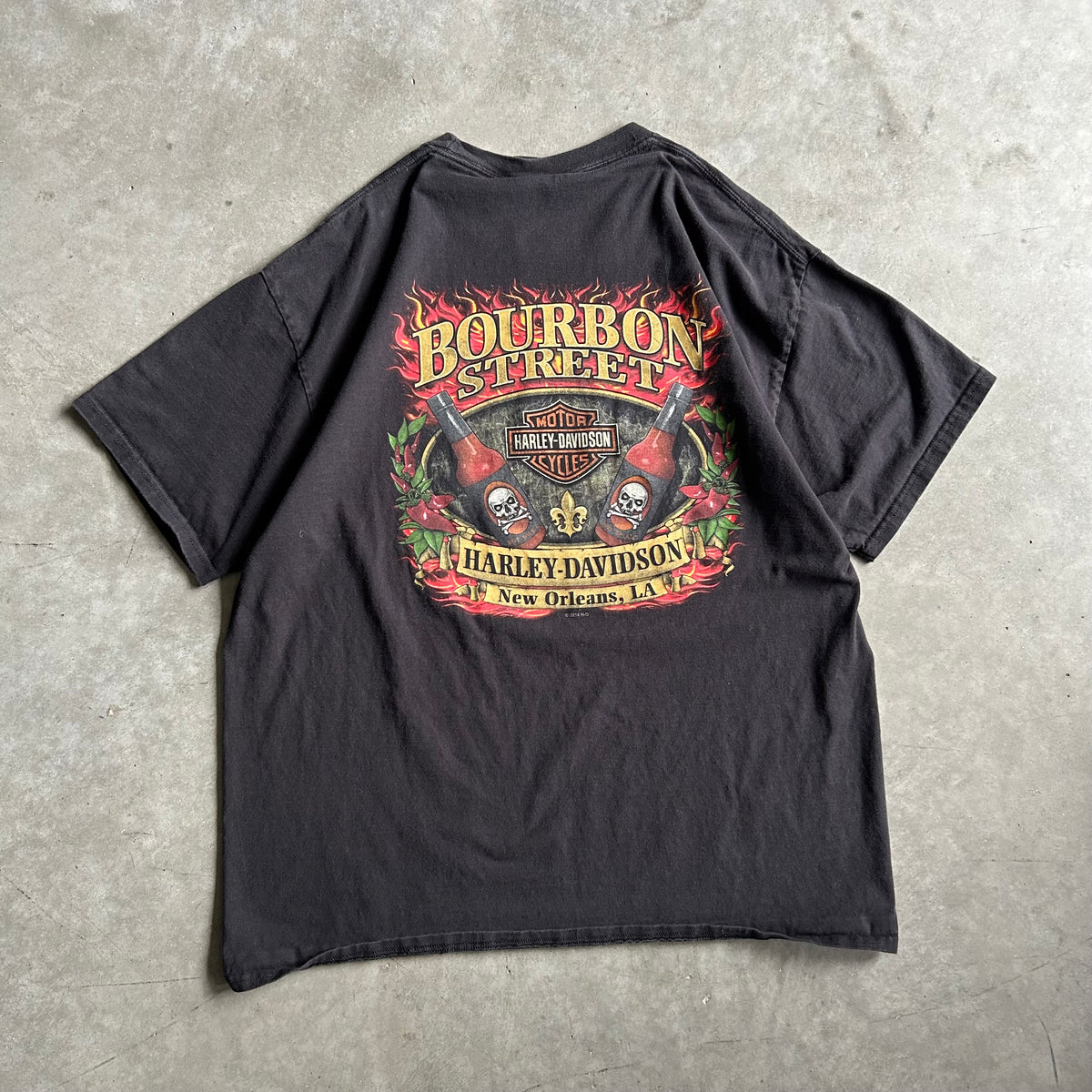 Harley Davidson Clown w/ A Playing Card T Shirt