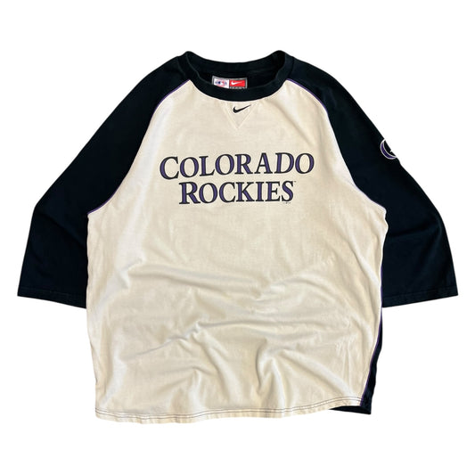 Y2K Colorado Rockies Nike Center Swoosh Tee