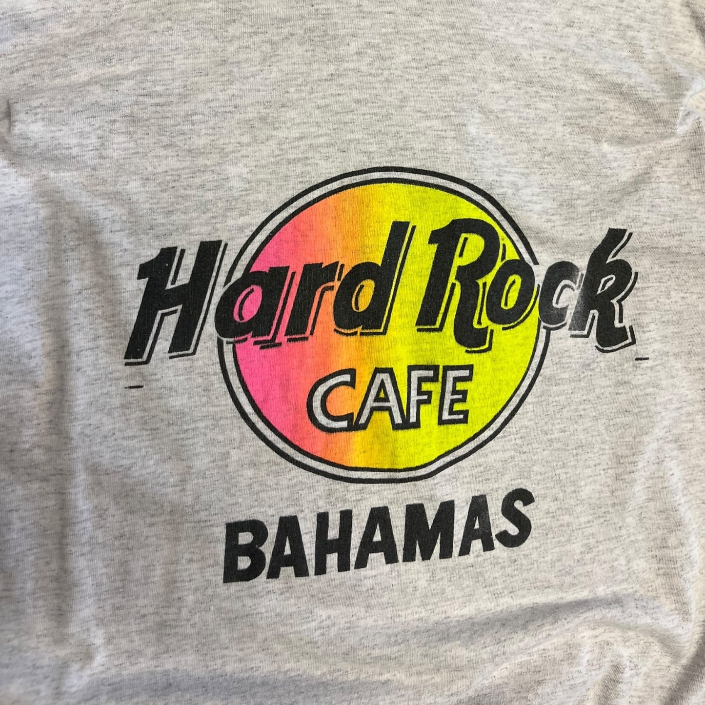 Vintage Hard Rock Cafe Bahamas Neon Double Layer Tee