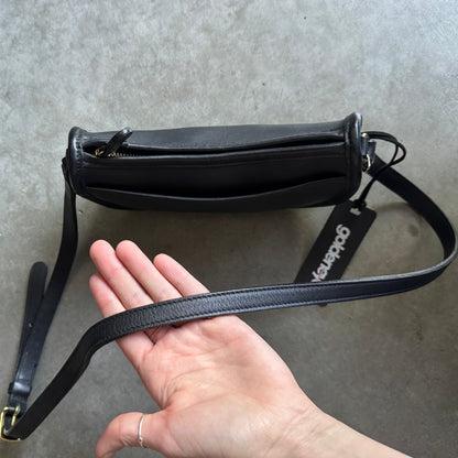 90s Coach Wendie Black Leather Crossbody Bag