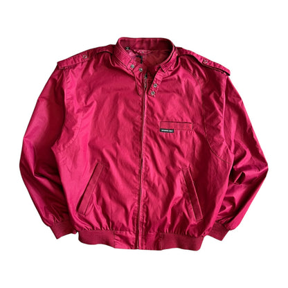 Vintage Red Members Only Harrington Jacket