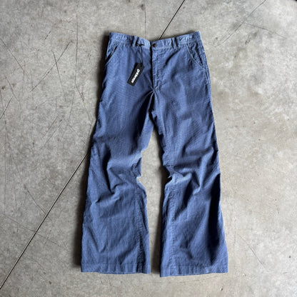 Women’s 70s Levi’s Panatela Dust Blue Corduroy Flare Pants